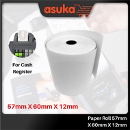 [For Canon P1-DTSC, P23-DTSC, Casio HR-8RC, HR-150RC Paper Roll 57MM X 65MM X12MM For Cash Register 