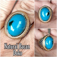 NE491 CINCIN BATU AKIK NATURAL BACAN DOKO KANTORAN