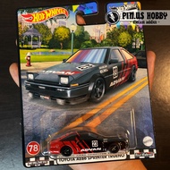 HOT WHEELS PREMIUM TOYOTA AE86 SPRINTER TRUENO ADVAN BOULEVARD R 2023 ORIGINAL HOT WHEELS by MATTEL,