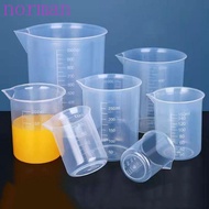 NORMAN Beaker Reusable 50/100/150/200/250/500/1000ML for Kitchen Laboratory Test with Scale Thickened Transparent Measuring Cup