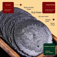 Five Black Breeze Biscuits Whole Wheat Biscuits Snacks Low-Fat Coarse Grain C五黑风吹饼干全麦饼干零食低脂粗粮薄脆煎饼代餐