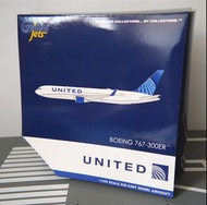 GeminiJets 1:400,飛機模型,UNITED AIRLINES 聯合航空 B767-300ER,GJUAL1921