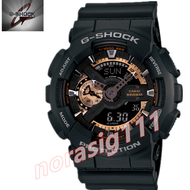 Casio นาฬิกาข้อมือ. GShock รุ่น GA-110RG-1A(Rose gold and Black)