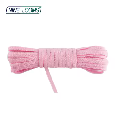 NINE LOOMS Skinny Knitting Elastic 1/8" 3mm Solid Spandex Bands String Headband Hair Tie Underwear D