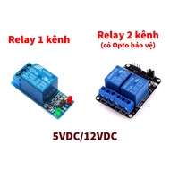 Relay 5VDC 12VDC 1 Channel 2 Channel - 12V 5V 12V Relay Circuit 1 Channel 2 Channel, Le 5V 12V Relay