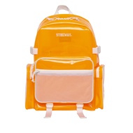 5THEWAY® /plastic/ ROCKET BACKPACK™ in ORANGE aka Balo Trong Suốt Cam