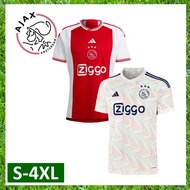 23/24 Ajax Home Away Kit Jersey for Men Jersi Baju Bola Sepak (S-4XL)