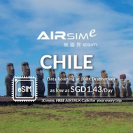 AIRSIMe Global Travel Prepaid eSIM - Chile