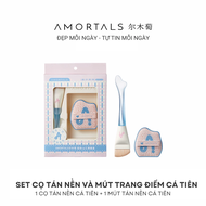 Cọ Tán Nền AMORTALS Tiên Cá Đầu Vát Tán Nền Mịn Không Vết Che Phủ Tự Nhiên