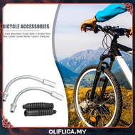 [Oliflica.my] 2 Sets Mountain Road Bike V Brake Noodles Cable Guide Bend Tubes+ Sleeves