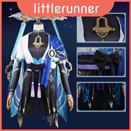 Impact Genshin Luxurious Kunikuzushi-wanderer Balladeer Wanderer Scaramouch Cosplay Bamboo Hat Dress