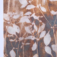 植物燒箔畫  蓮子草  #2