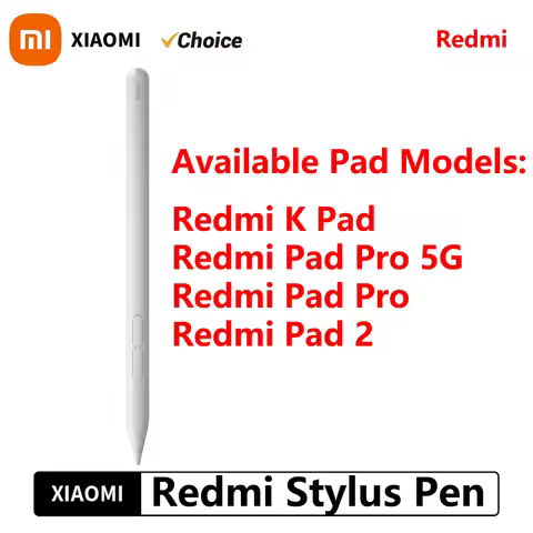 Original Redmi Stylus Pen 240Hz Draw Writing Screenshot Tablet Screen Touch 4096 level Type-C Chargi