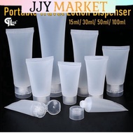 Plastic Bottle Travel Bottle Refill Bottle Flip Cap Bottle Travel Bottle Set Transparent Bottle