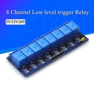 Hua XF 5V/12V/24V 8 channel relay module with optocoupler Relay Output 8 way relay module In stock F
