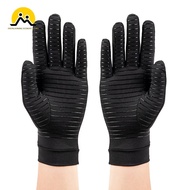 Men Gloves Copper Fiber Spandex Touch Screen Running Sports Winter Warm Cycling Gloves Full Finger Non-slip Healthy Care Gloves