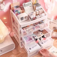 Simple Modern!Girl Heart!Beauty!Desktop Cosmetic Storage Box Plastic Storage Rack Drawer Jewelry Box Dresser Shelf Transparent Organizing Box storage box storage bed toyogo storage drawer jewellery box  organiser box box storage  toyogo storage