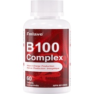 B100 Complex Vitamin Supplement, 60 Tablets