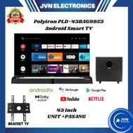 Polytron PLD-43BAG9953 43 Inch Android Smart TV + PASANG