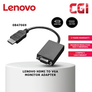 Lenovo HDMI to VGA Monitor Adapter 0B47069
