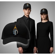 Logo Screen-Printed Cap Black Viagra