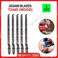 5pcs T244D Jigsaw Blades For Speed Wood Cutting Straight Cutting for Woodworking/ Plastic PVC