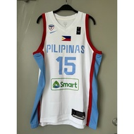 New Original 2024 Gilas Pilipinas Jerseys 15# June Mar Fajardo Jersey White