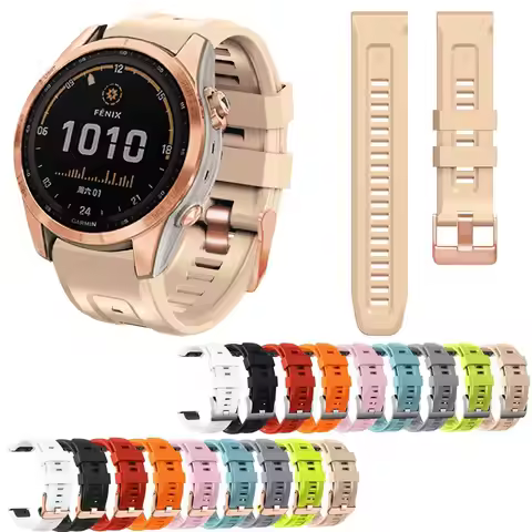 Watch Strap For Garmin Fenix 7S 6S 5S Silicone Wrist Band Bracelet SmartWatch Watchband Fenix 7S 6S 
