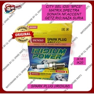 ORIGINAL DENSO IRIDIUM SPARK PLUG HONDA CITY SEL IDSI HYUNDAI MATRIX SPECTRA SONATA NF ACCENT RIO GE