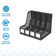 Comix B2024 4-compartment beveled File, black