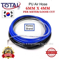 6MM ToTal Air [KOREA] Polyurethane Pu Air Tube 6X4MM Pu Air Hose Pu Tubing Hose Polyurethane Tube