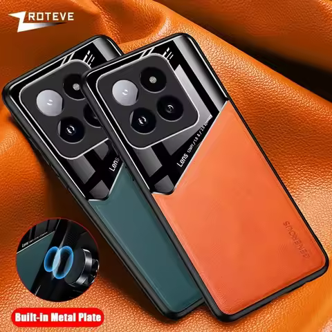 For Xiaomi 14T Pro Case Zroteve PU Leather Soft Frame PC Cover For Xiomi 14 15 Ultra Mi 13 13T Mi13 