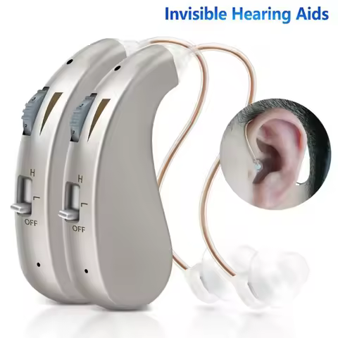 Hearing Aids For Deafness Elderly Rechargeable Digital Hearing Aids Sound Amplifier Headphones Deaf 