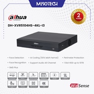 Dahua DH-XVR5104HS-4KL-I3 DVR 4 Channel 8MP XVR 4K 1 SATA AI WizSense Series