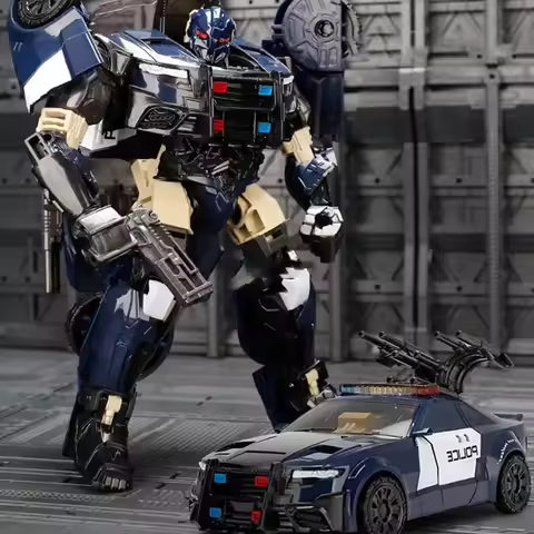 In Stock BMB H6001-5 YS05 YS-05 Transformation Robot Cars Model OP Alloy Vehicle Movie Version Actio