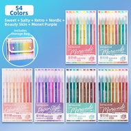 Languo | Colorful Large Capacity Student Marker Set Morandi Colors 168 Colors