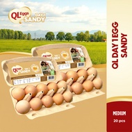 QL Sandy Day 1 Egg - Medium 20pcs Fresh Egg Farm Fresh Egg Telur Segar