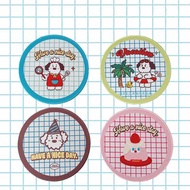 歡樂度假小狗圓形滑鼠墊電競游戲辦公滑鼠墊滑鼠墊