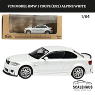7CM Model 1/64 bmw 1 Coupe (E82) Alpine White