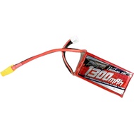 Bateri Lipo Fms Bateri Lithium 11.1V 1300mAh 25C 3S Bateri Lipo RC untuk Pesawat RC Super EZ 1200mm/