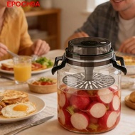 EPOCH9A Pickle Jars With Lids, Large Capacity Food Grade Airtight Storage Pitcher, Storage Container