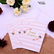 Happy birthday greeting card / birthday card