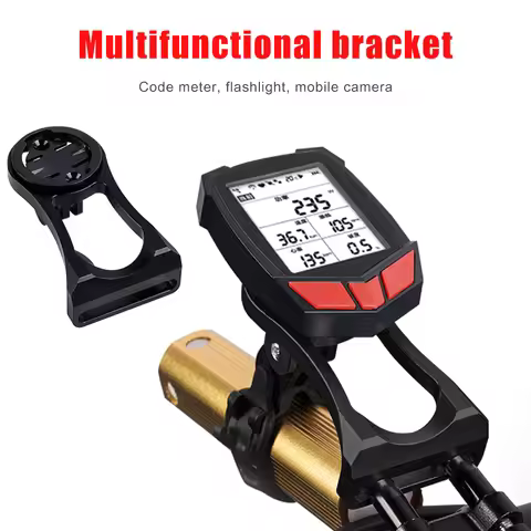 Bicycle Computer Camera Mount MTB Mountain Bike Stem Holder for Garmin Bryton