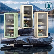 Mini Fridge Ice Dwen Bar Household Living Room Office Beverage Small Refrigerator Bar Fridge IU