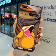 NA-64 Pikachu Pokemon HD Softcase Glossy Glass for OPPO A7 A12 A12S A11K A5S F9 F7 F5 Realme 2 Pro