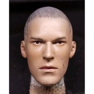 1/6 Scale Head Sculpt Scar Face for 12" Action Figure