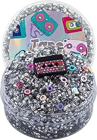 Tape Silver Bingsu Slime, Non-Sticky Glimmer Crunchy Slime, Slime Party Favors for Kids, Slime Senso