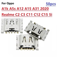 For Oppo A1k A5S A12 A15 A31 2020 Realme C2 C3 C11 C12 C15 5i USB Charging Pin Port Dock Plug Charge