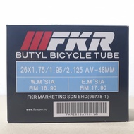 FKR 26x1.75/1.95/2.125 Av48MM Tiub Basikal Rim 26 Inci Inner Tube Bicycle