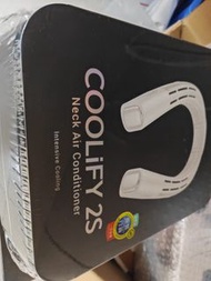 全新未用  (白色）未開封。 Torras Coolify 2S 穿戴式冷氣風扇／冷暖控溫機，